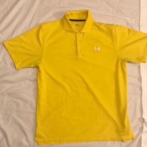Yellow Under Armour Polo